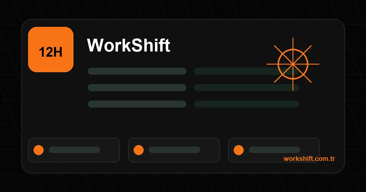 Modele de postes de 12 heures - WorkShift